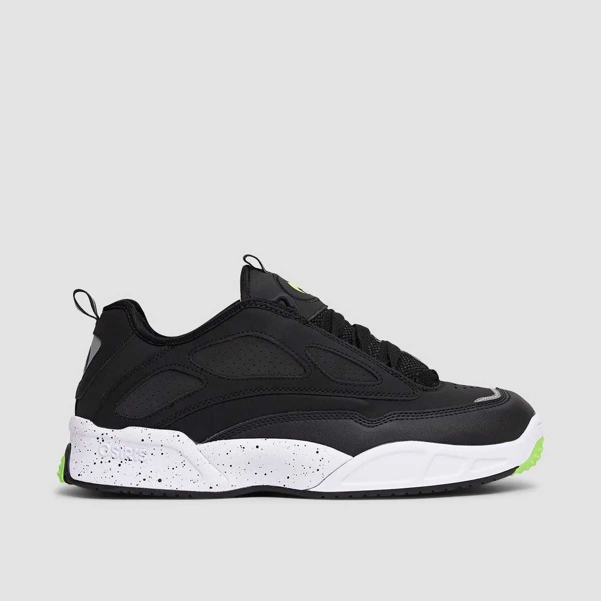 Osiris Graff Shoes - Black/White/Lime