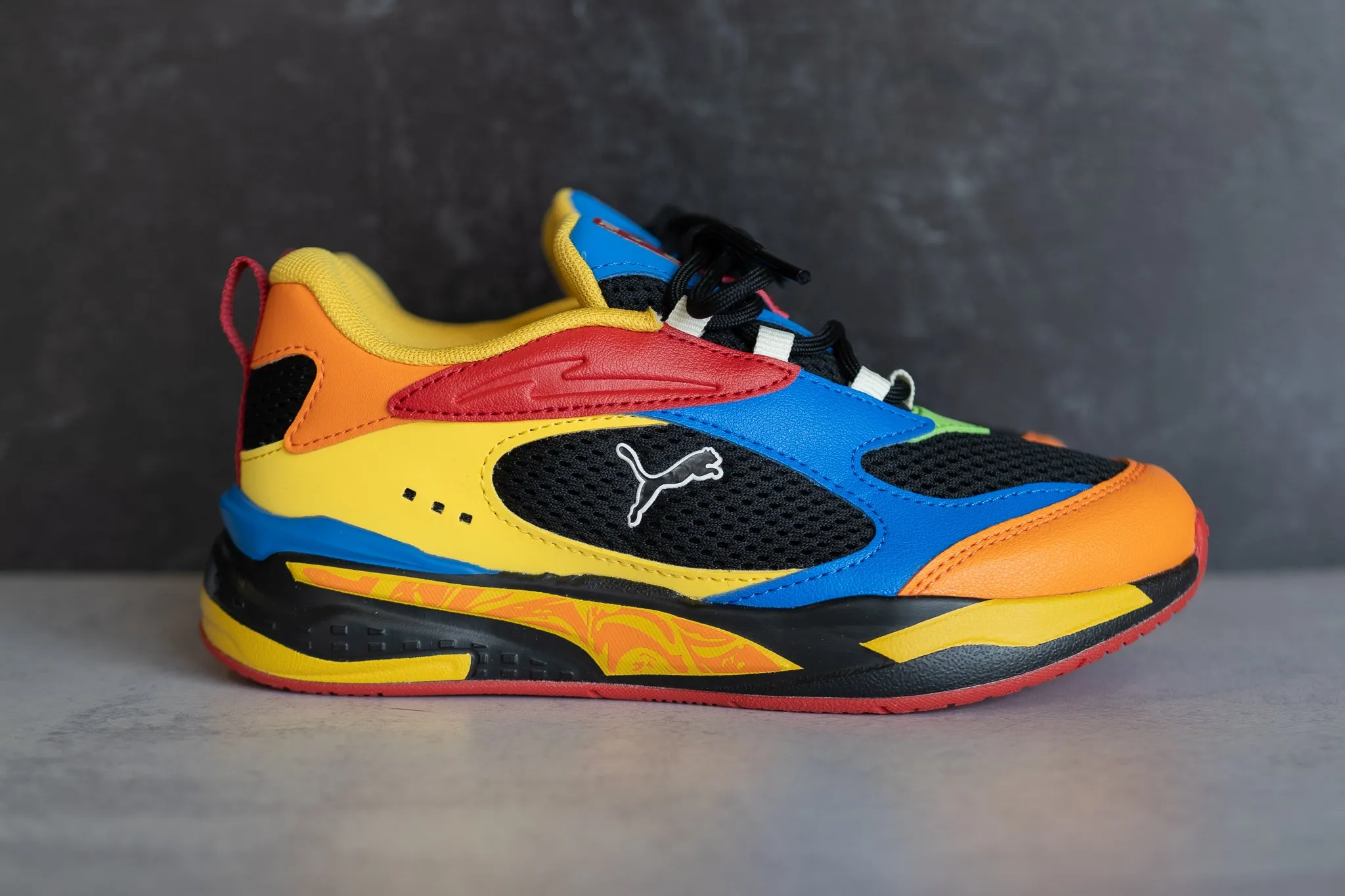 PRESCHOOL Puma RS-Fast Candy Bar (Black/Multi)