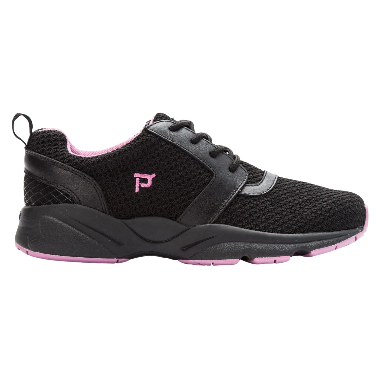 Propet's Women Active Walking Shoes - Stability X- WAA032M - Black/Berry