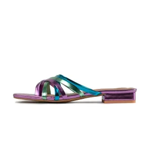 RAID Adonia Flat Mule in Purple Multi