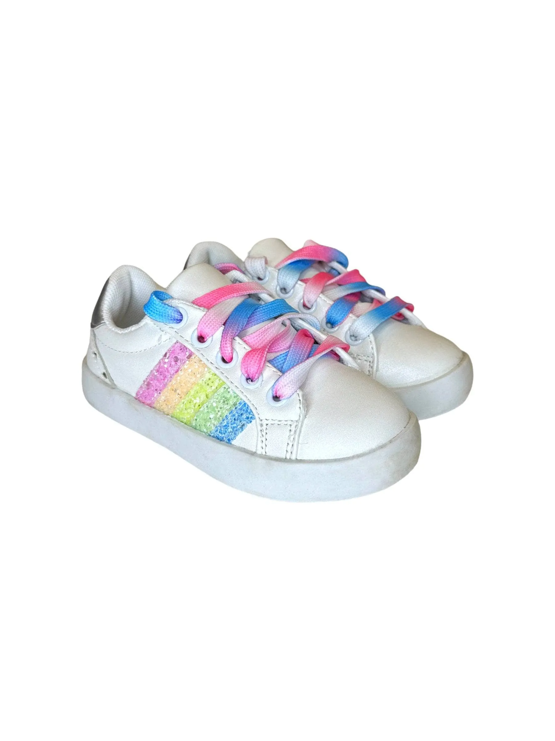 Rainbow Striped Sneakers