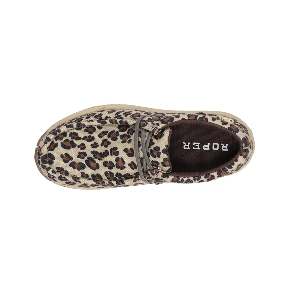 Roper Women's Clearcut Low | Leopard Print Canvas