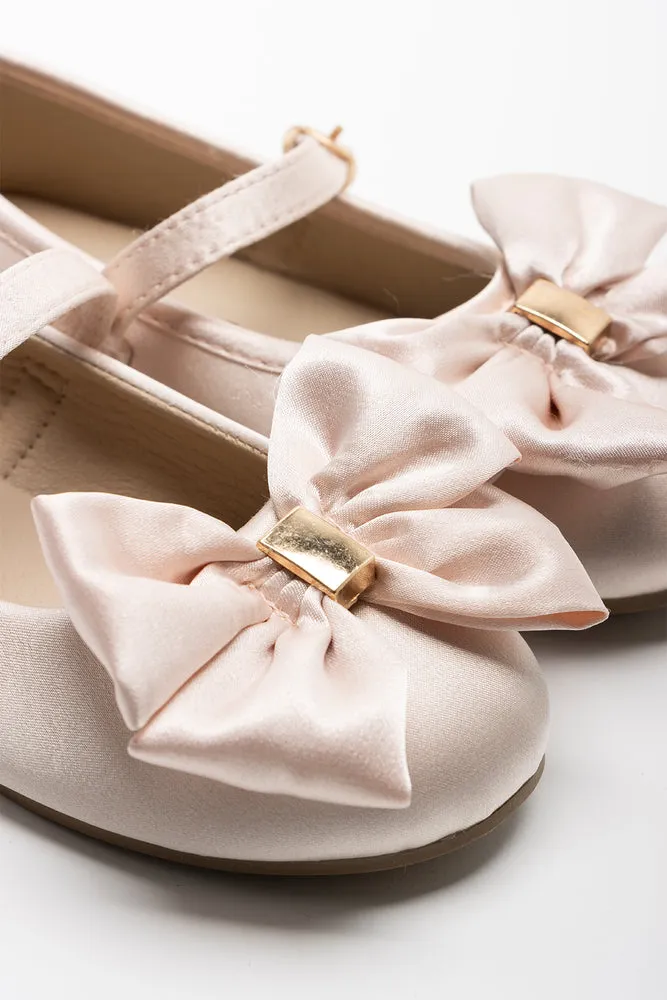 Satin Bow Pump