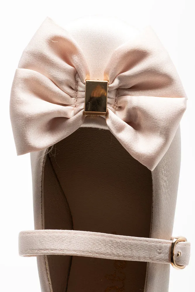 Satin Bow Pump