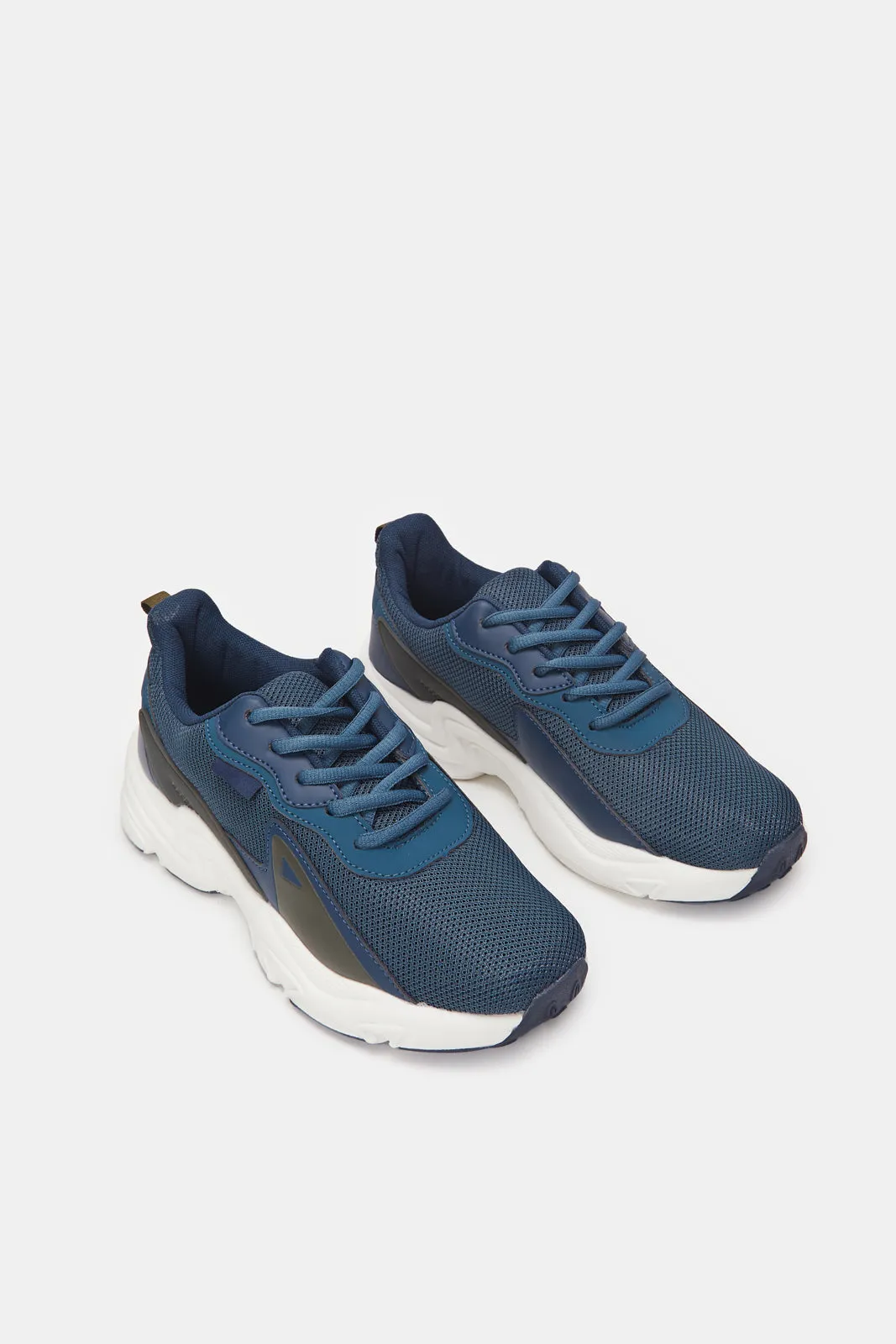 Senior Boys Navy Active Shoes