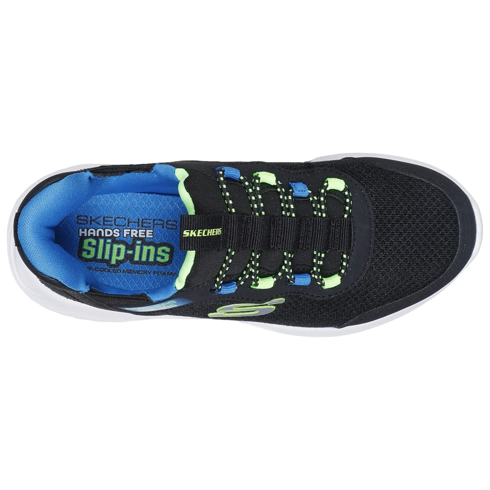 Skechers Junior Bounder Brisk Burst Slip-Ins Trainers