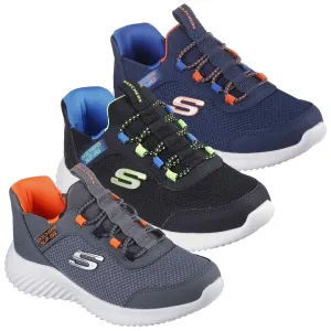 Skechers Junior Bounder Brisk Burst Slip-Ins Trainers