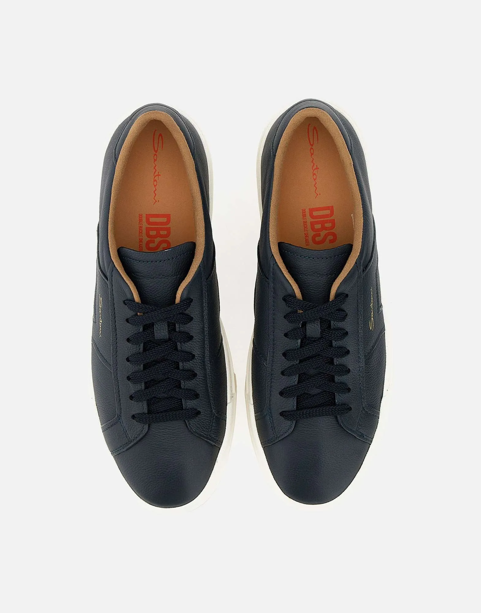 Soft Nappa Leather Dark Blue Sneakers