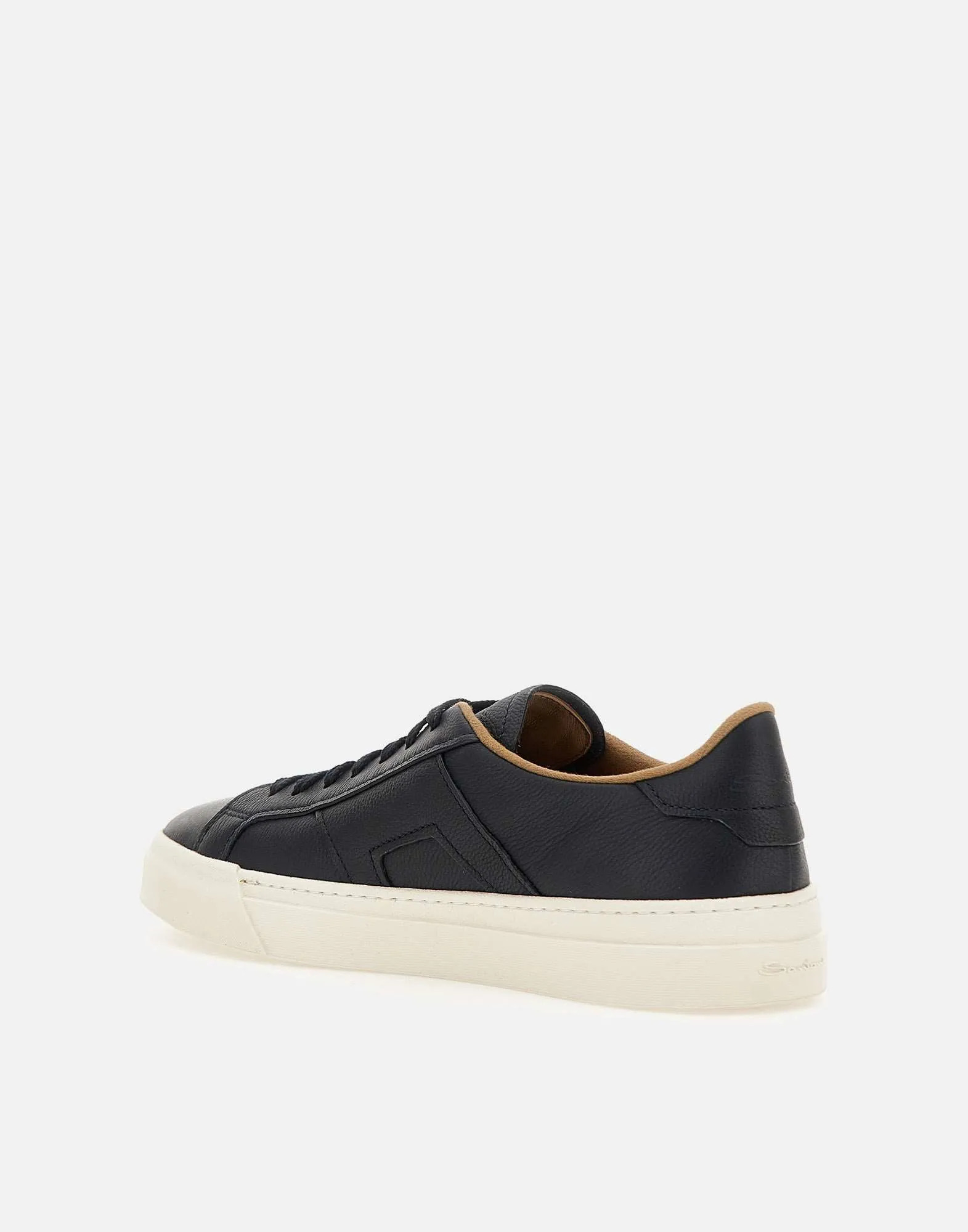 Soft Nappa Leather Dark Blue Sneakers