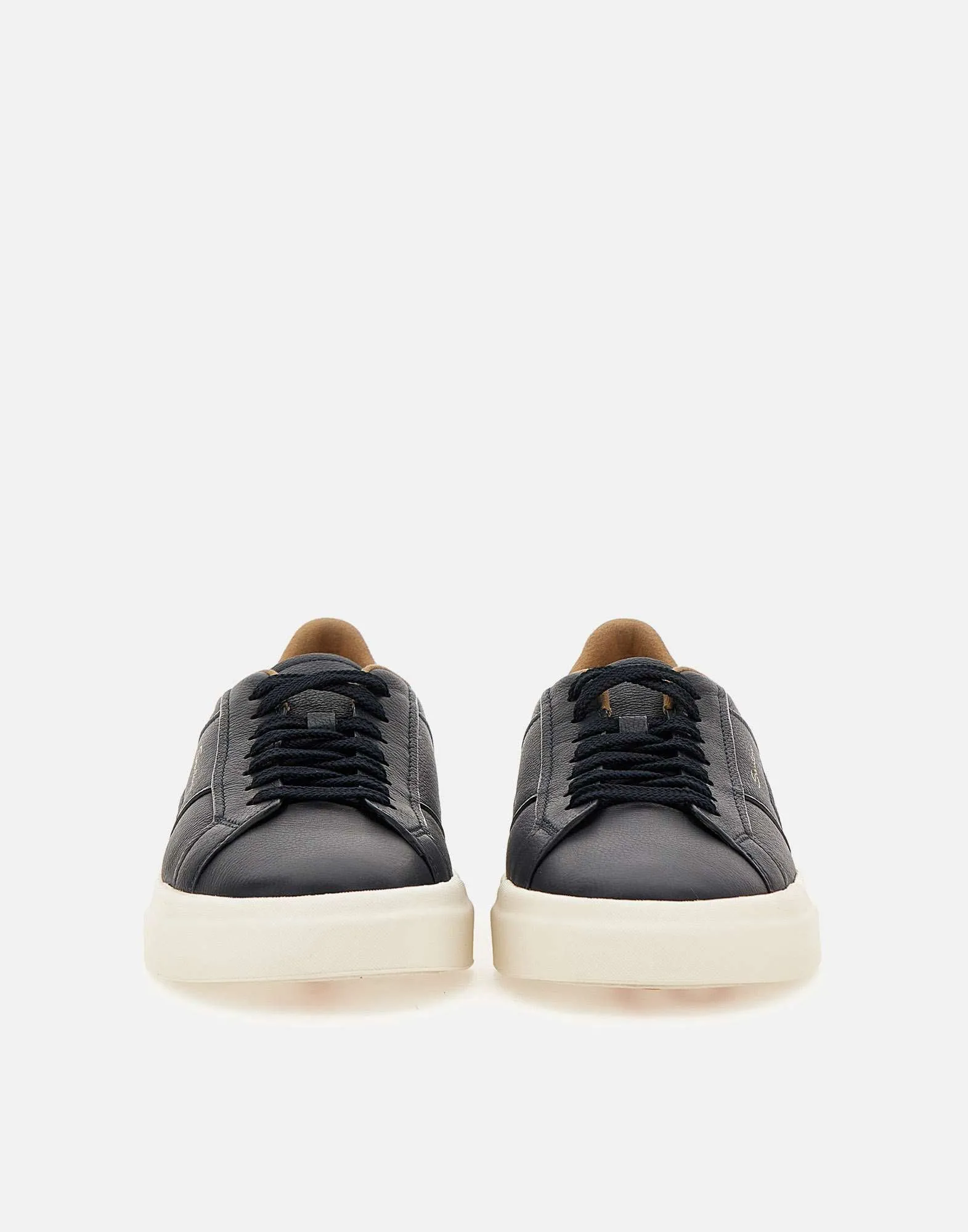 Soft Nappa Leather Dark Blue Sneakers