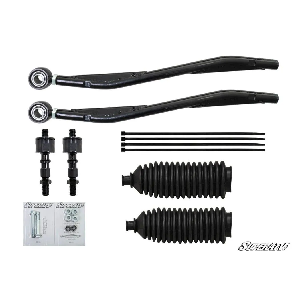 SuperATV Polaris Ranger XP 900 Z-Bend Tie Rod Kit - Replacement for SuperATV Lift Kits