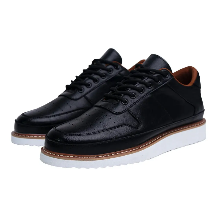 TAYNO: Blaze Low Top Leather Sneaker