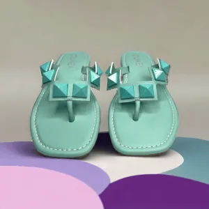 Teal Stud Flats