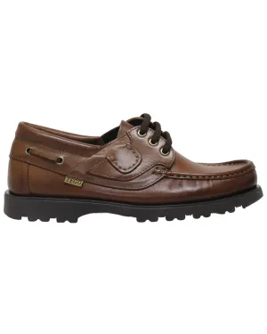 TEGO Mid Brown Leather Shoes