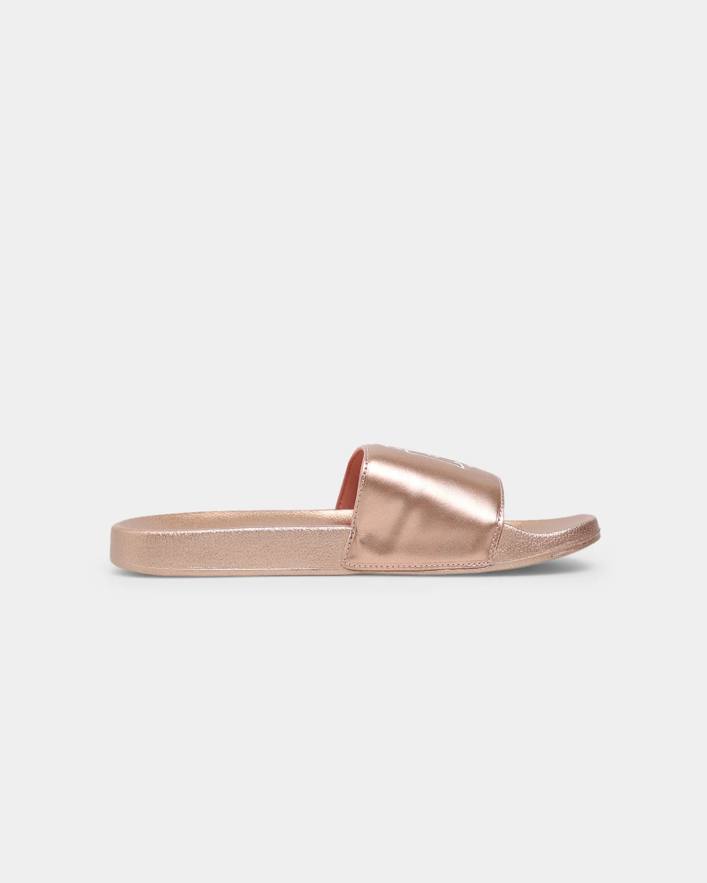 Tommy Jeans Women's Mono Metallic Pool Slides Rose Gold