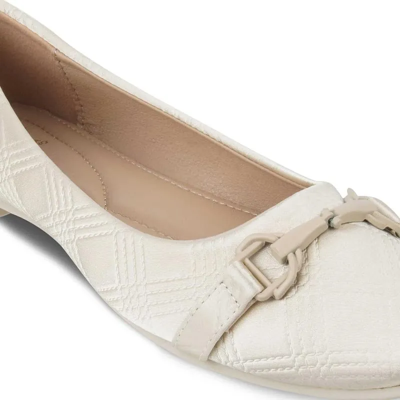 tresmode 239-ROGER Beige Women Flat Ballerina EU/36 UK/3