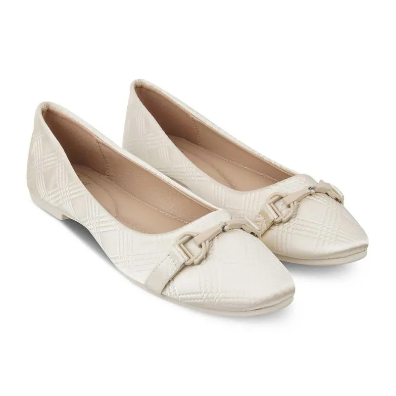 tresmode 239-ROGER Beige Women Flat Ballerina EU/36 UK/3