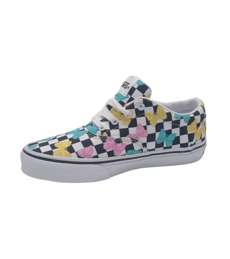 Vans Girls Butterfly Checkered Shoe VN0A5JLSJBW1