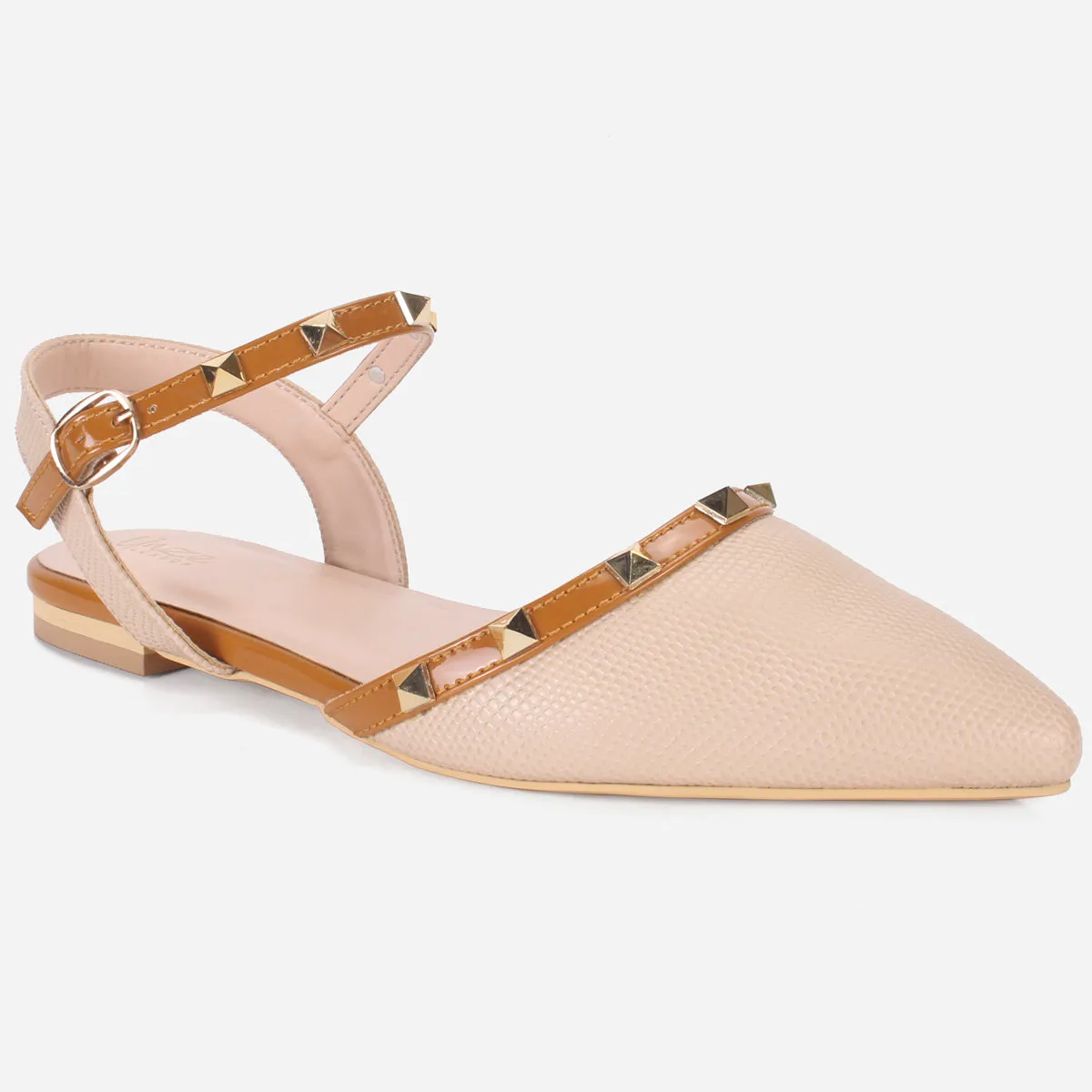 Women's "JUADY" Pointed Flat Shoes